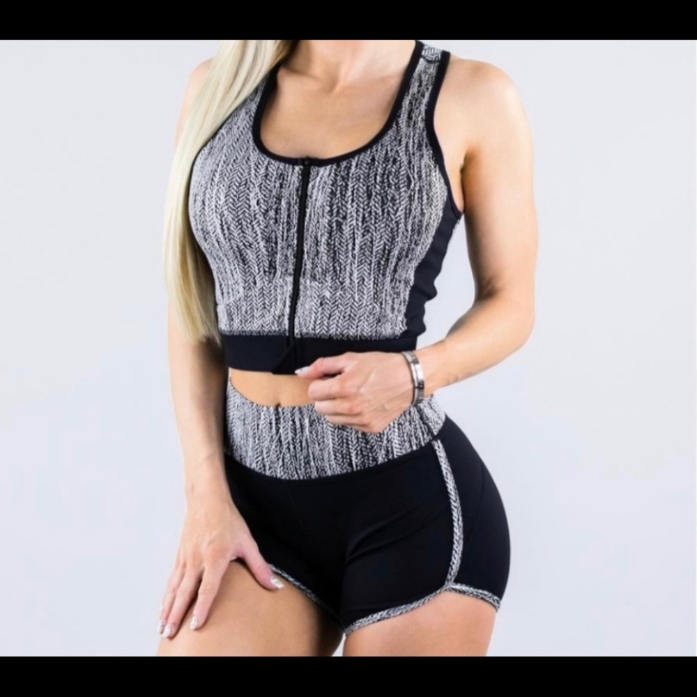 Buffbunny Jacquard Top NWT